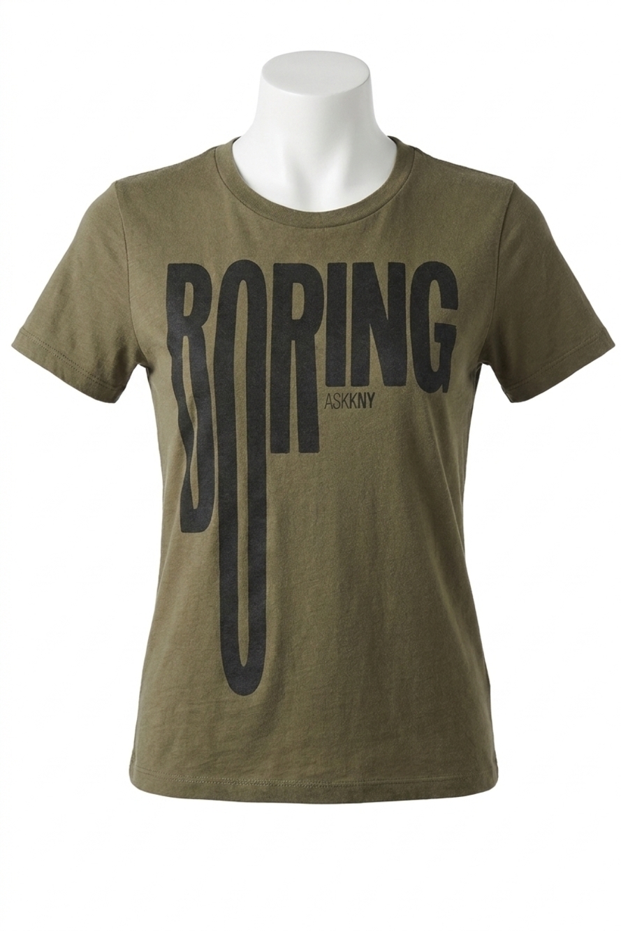NEW ASKK NY classic tee in boring